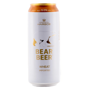 Bia gấu trắng Bear Beer Wheat 5% Đức - 24 lon 500ml