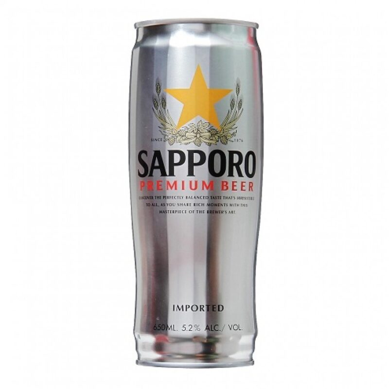 Bia Sapporo Premium lon 650ml