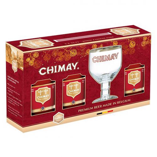 Hộp quà bia Chimay đỏ